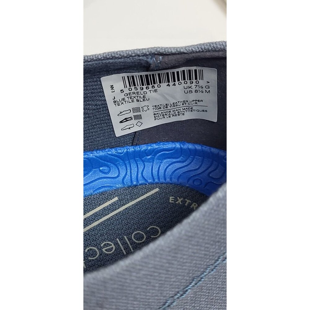 Clarks Gereld Tie Blue Mens Casual Shoes Size 8.5 - Picture 10 of 10